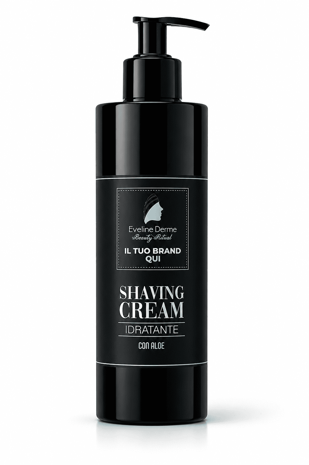 crema-rasatura-shaving-cream-new-idratante-evelinederme-prodotti-personalizzati Crema Rasatura Shaving Cream Idratante con Aloe 500 ml - immagine 1
